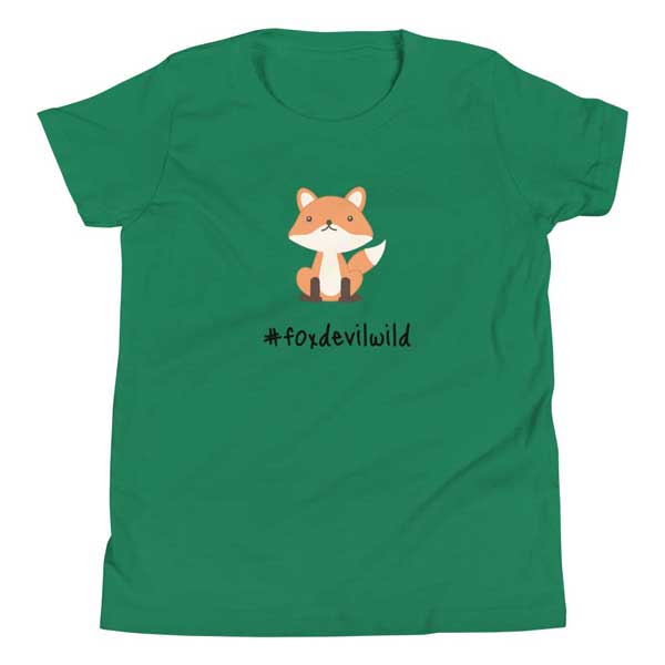 Kinder-T-Shirt  “Foxdevilwild”